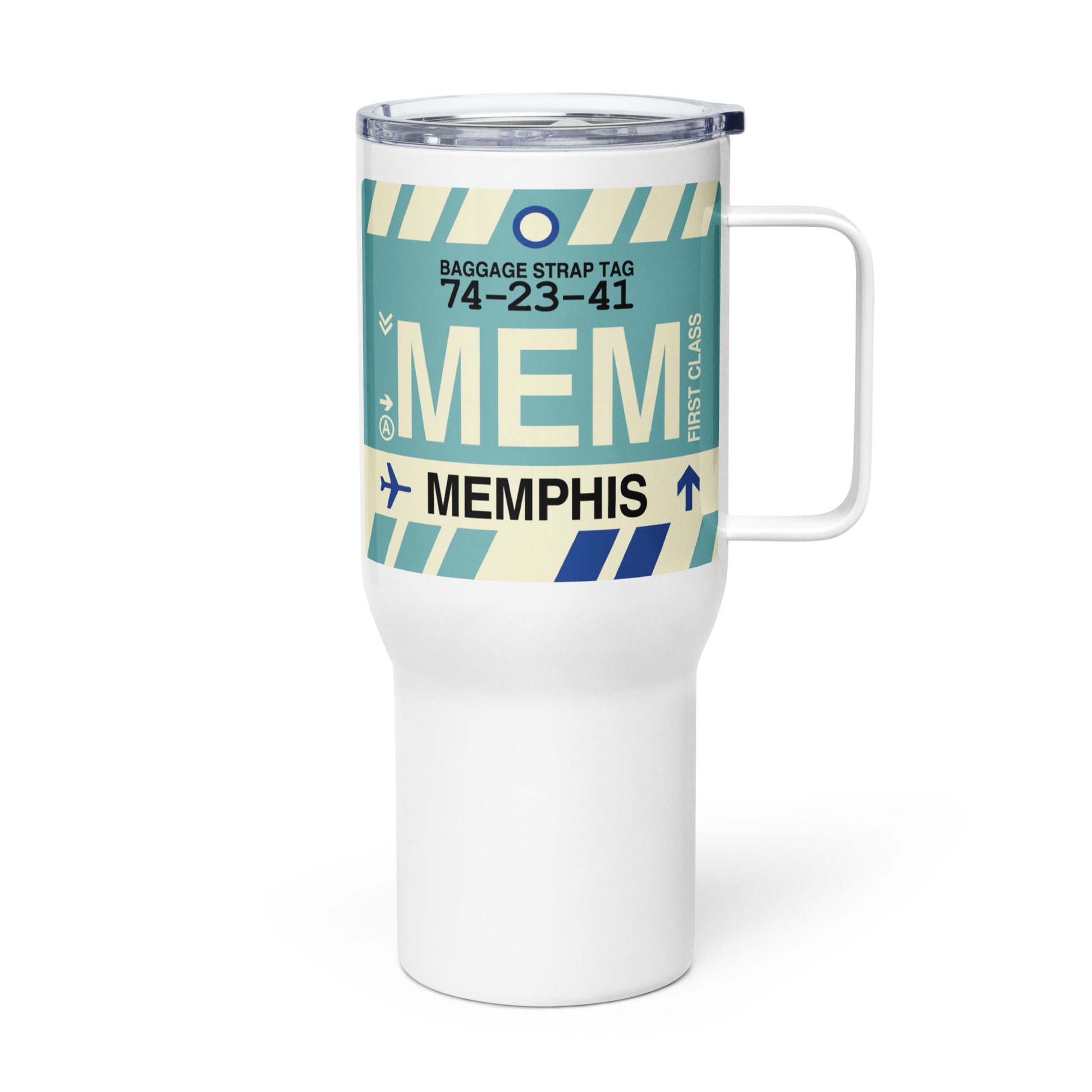 Souvenir Travel Mug • MEM Memphis • YHM Designs - Image 01