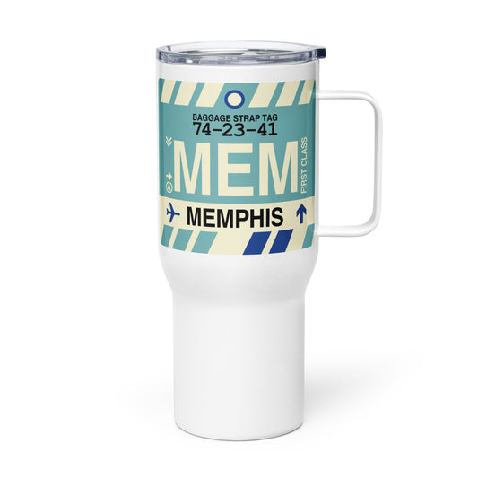 Souvenir Travel Mug • MEM Memphis • YHM Designs - Image 01