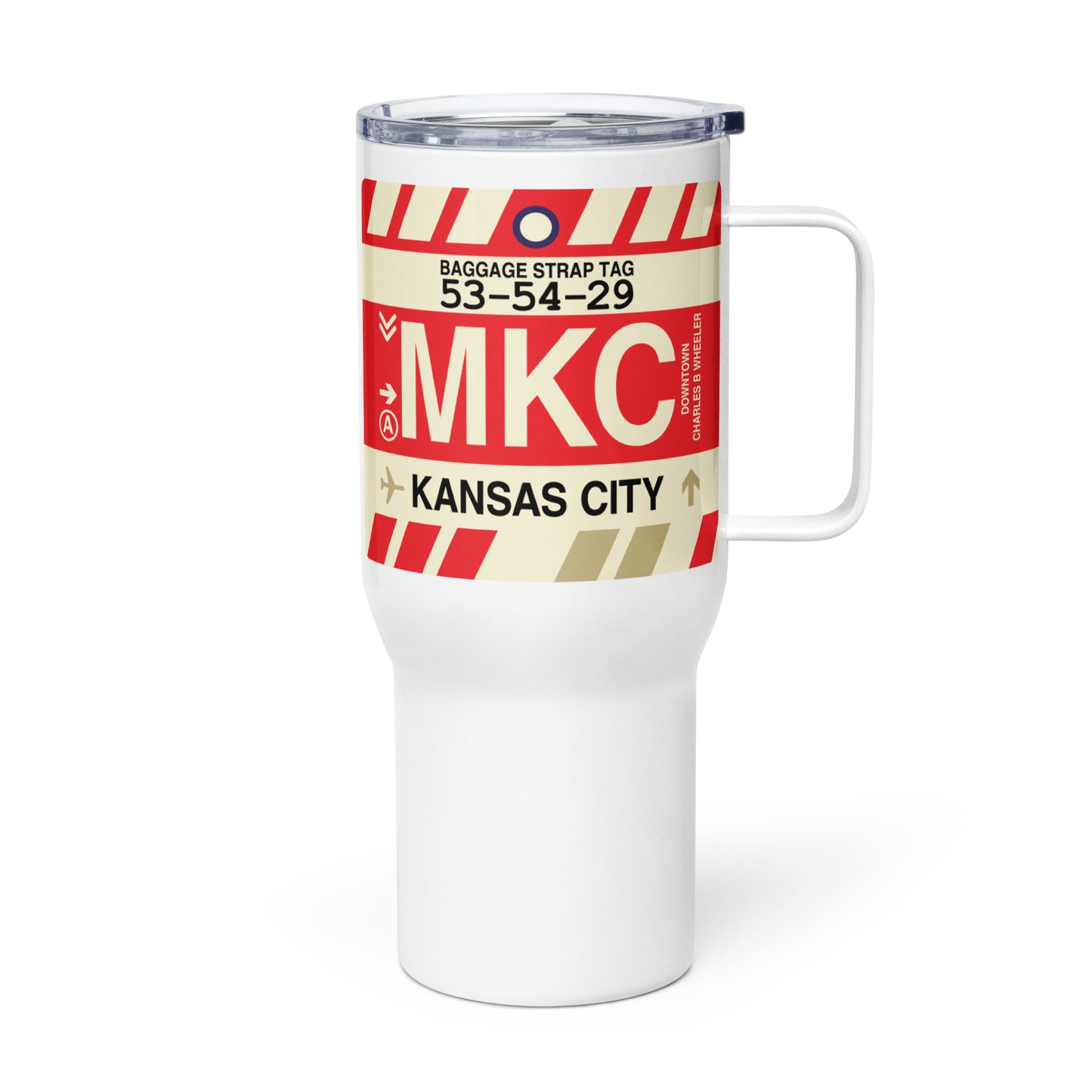Souvenir Travel Mug • MKC Kansas City • YHM Designs - Image 01