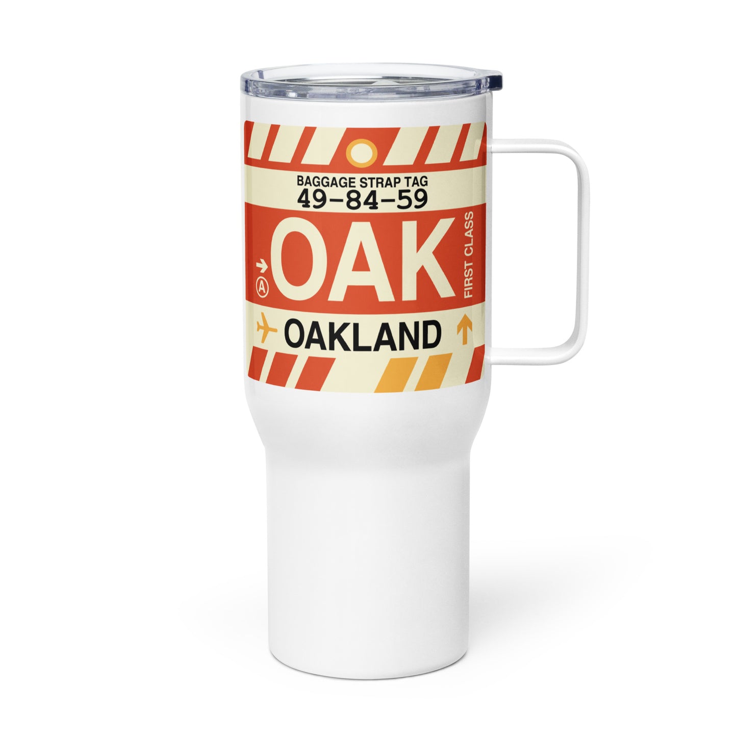 Souvenir Travel Mug • OAK Oakland • YHM Designs - Image 01