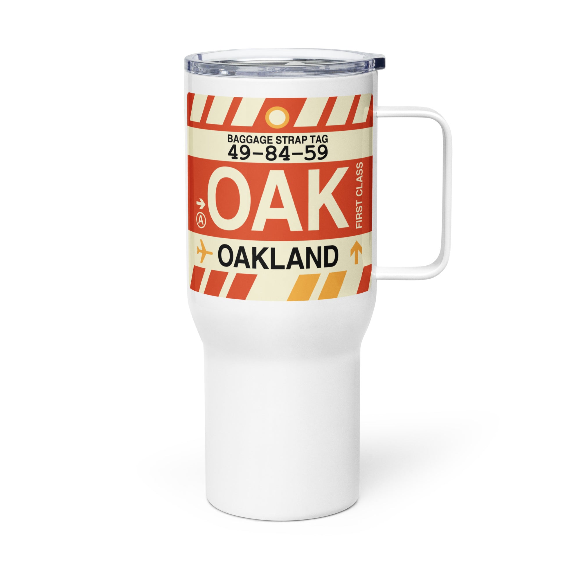 Souvenir Travel Mug • OAK Oakland • YHM Designs - Image 01