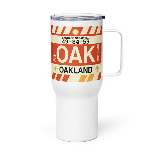 Souvenir Travel Mug • OAK Oakland • YHM Designs - Image 01
