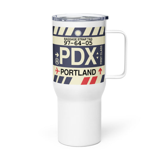 Souvenir Travel Mug • PDX Portland • YHM Designs - Image 01