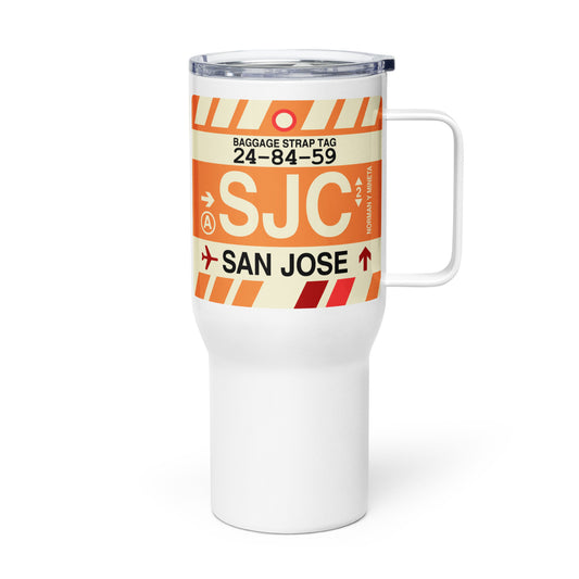 Souvenir Travel Mug • SJC San Jose • YHM Designs - Image 01
