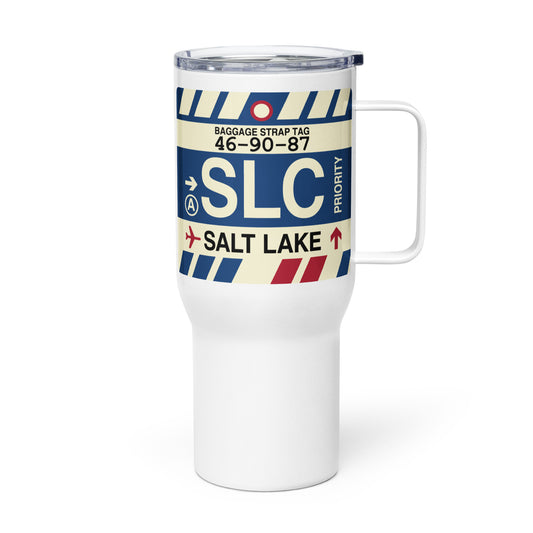 Souvenir Travel Mug • SLC Salt Lake City • YHM Designs - Image 01