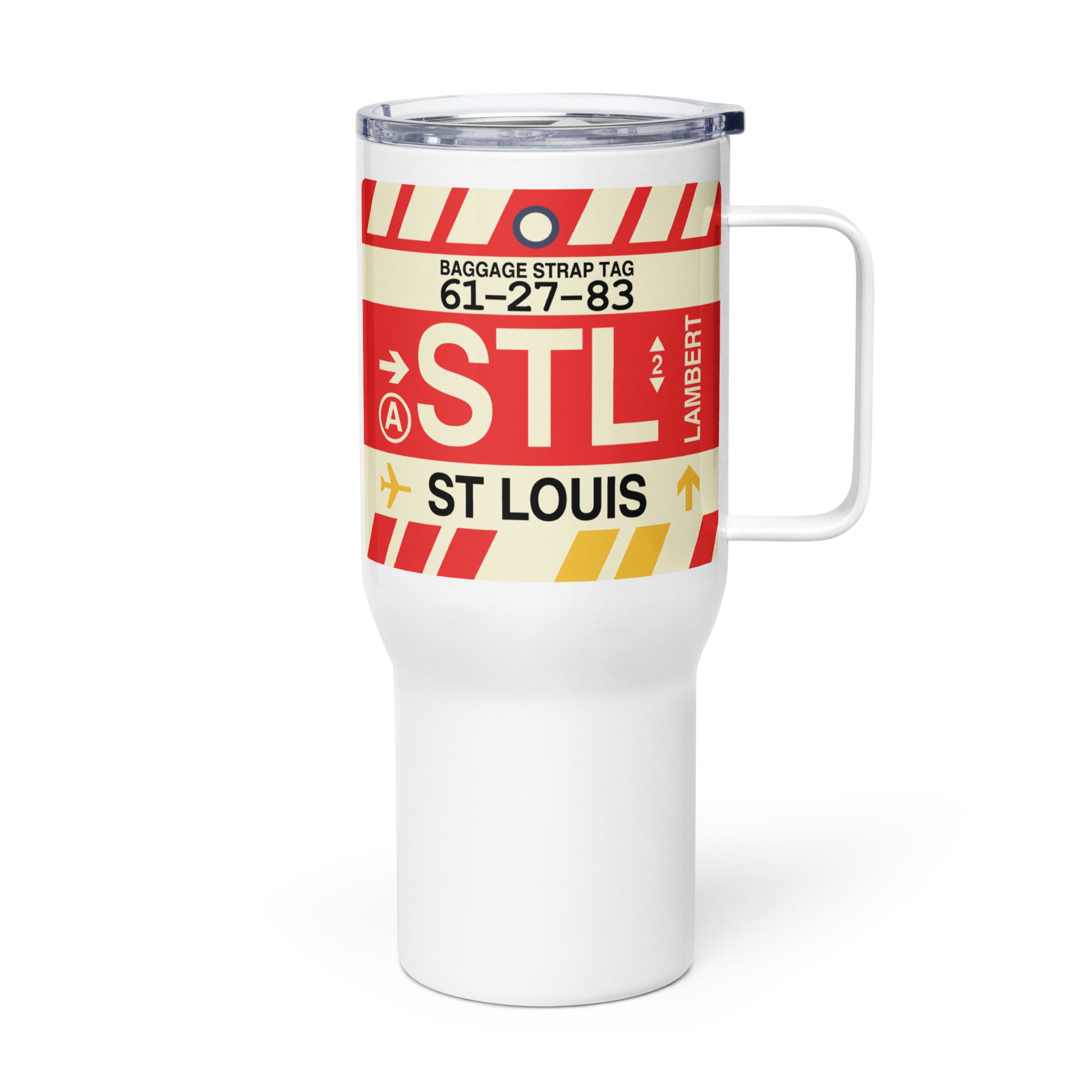 Souvenir Travel Mug • STL St. Louis • YHM Designs - Image 01