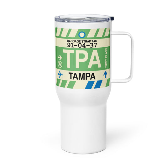 Souvenir Travel Mug • TPA Tampa • YHM Designs - Image 01