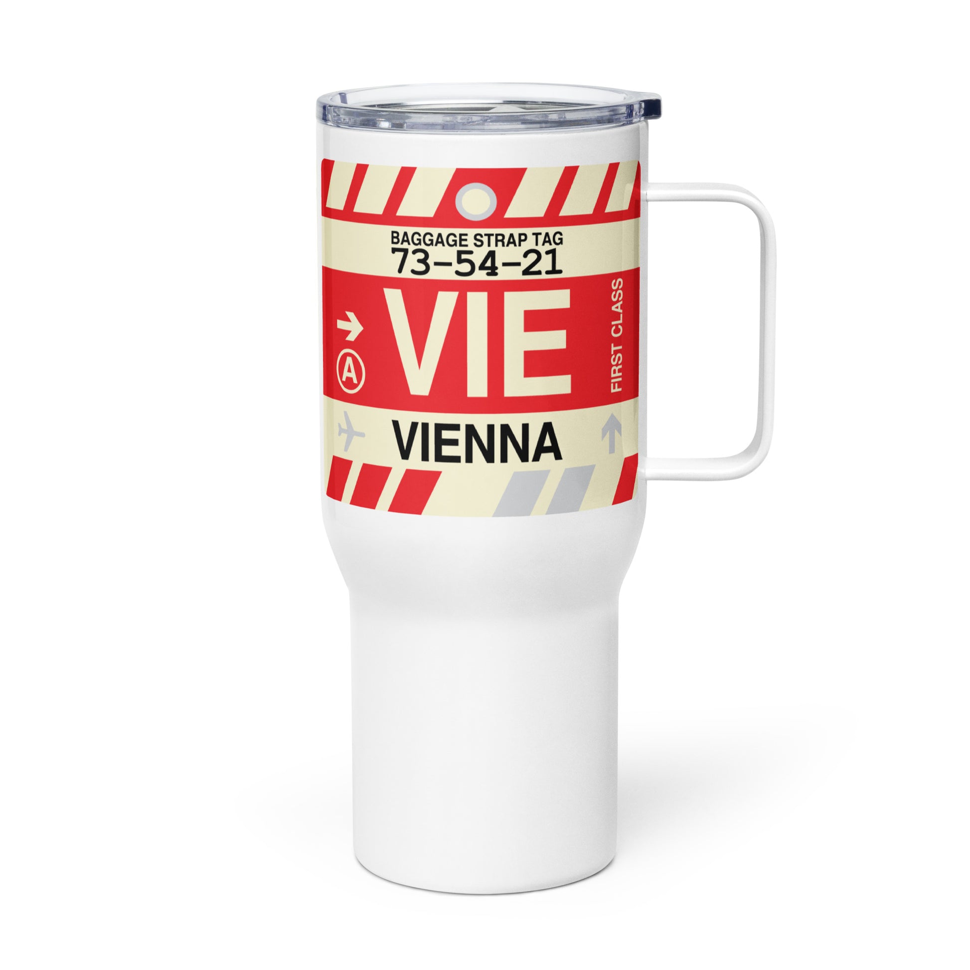 Souvenir Travel Mug • VIE Vienna • YHM Designs - Image 01