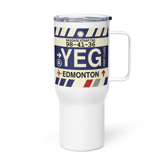 Souvenir Travel Mug • YEG Edmonton • YHM Designs - Image 01