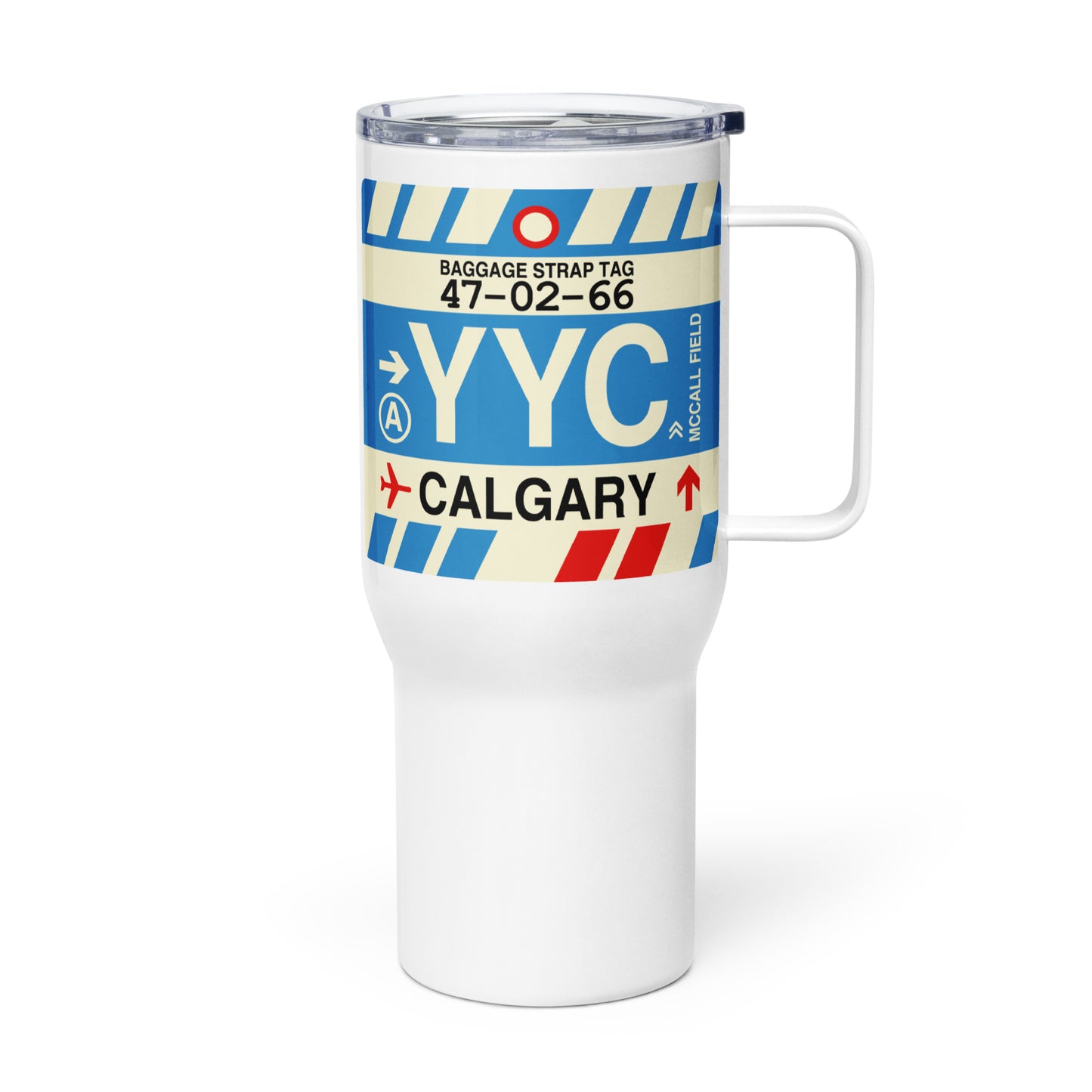 Souvenir Travel Mug • YYC Calgary • YHM Designs - Image 01