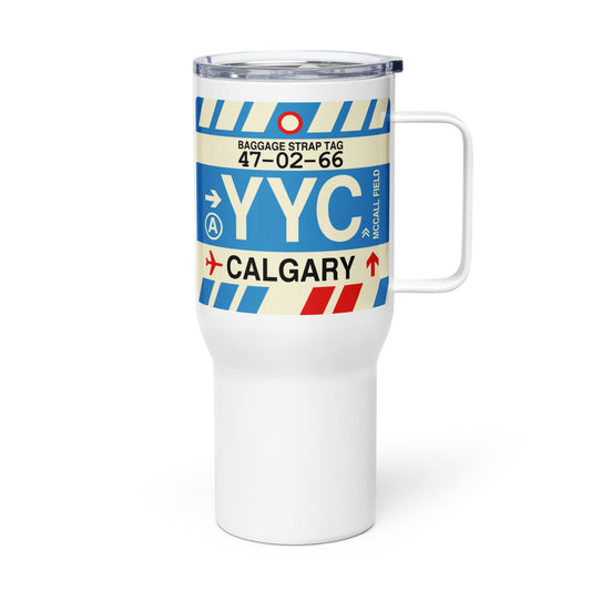 Souvenir Travel Mug • YYC Calgary • YHM Designs - Image 01