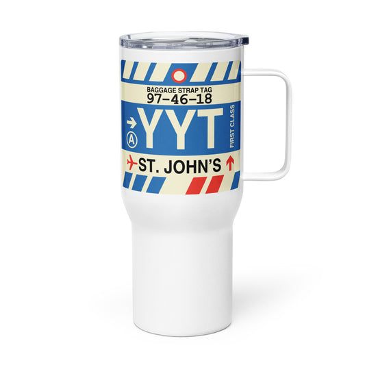 Souvenir Travel Mug • YYT St. John's • YHM Designs - Image 01