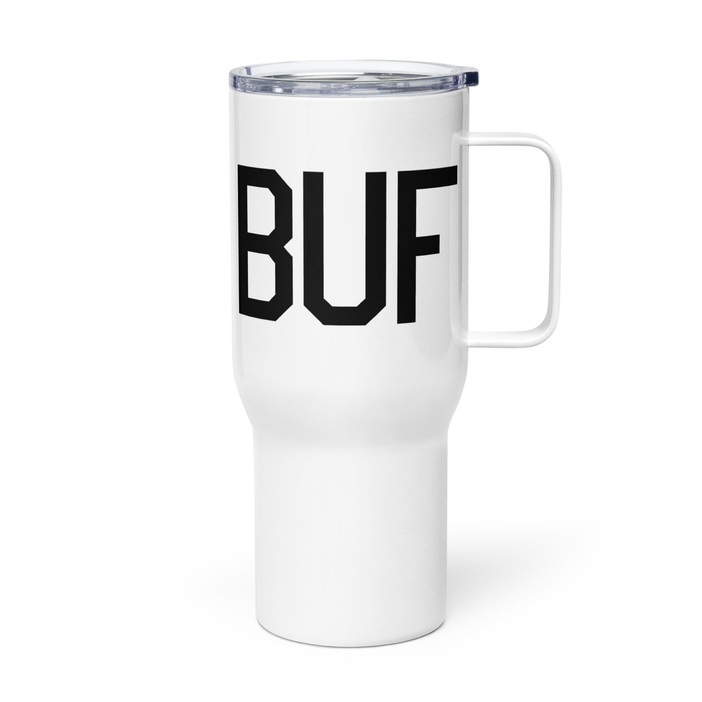 Aviation Gift Travel Mug • BUF Buffalo • YHM Designs - Image 01