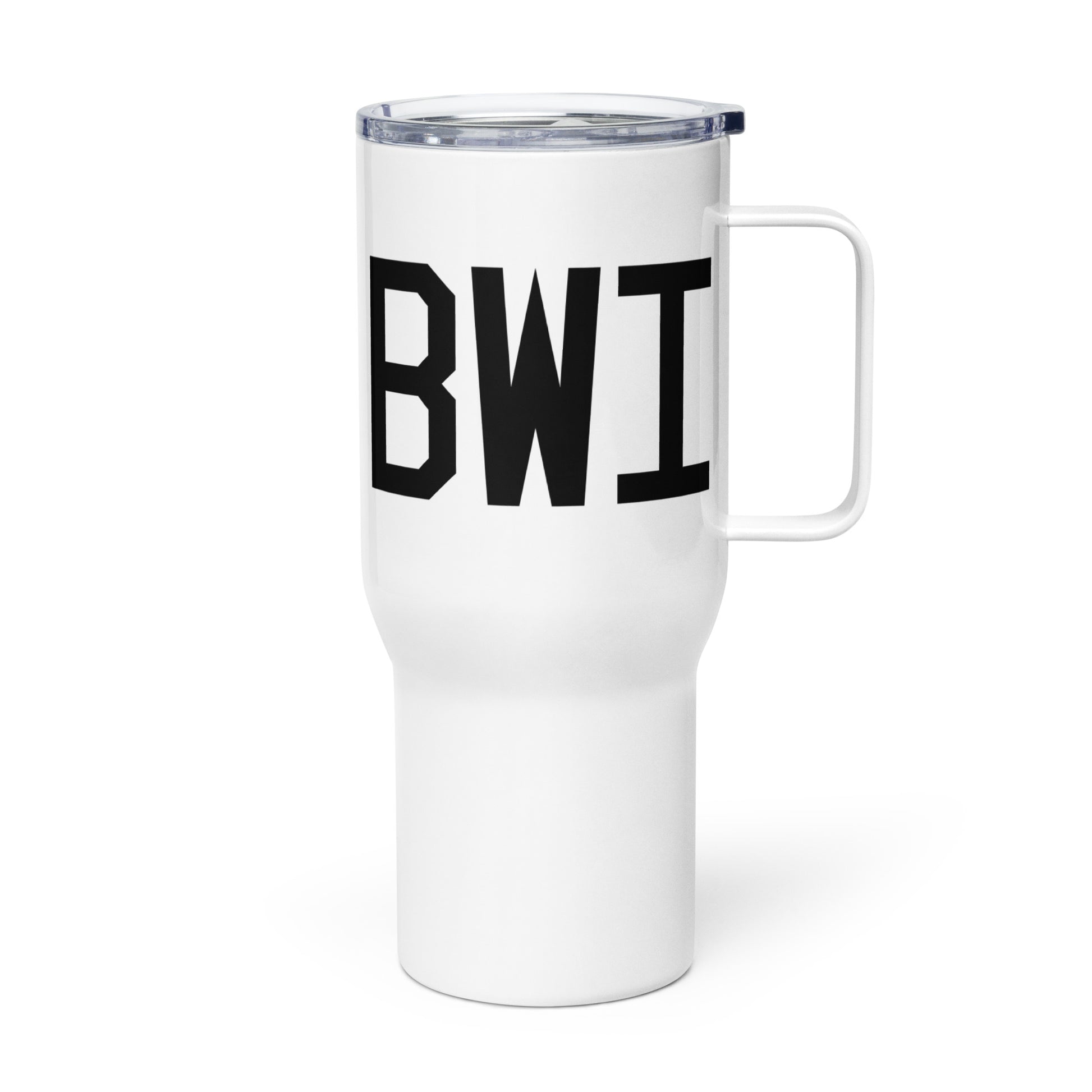 Aviation Gift Travel Mug • BWI Baltimore • YHM Designs - Image 01