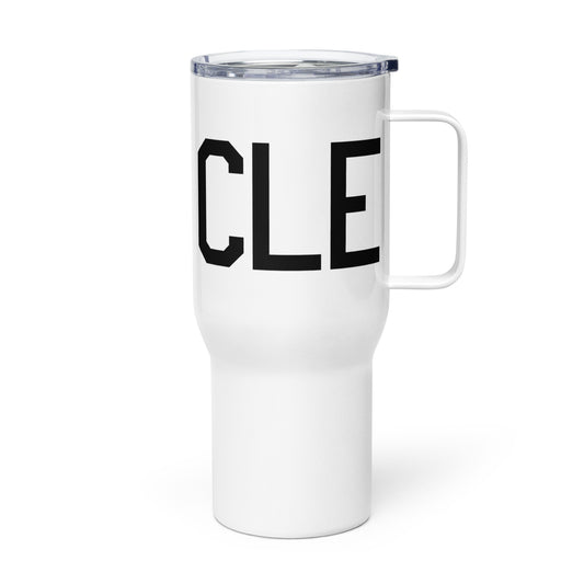 Aviation Gift Travel Mug • CLE Cleveland • YHM Designs - Image 01