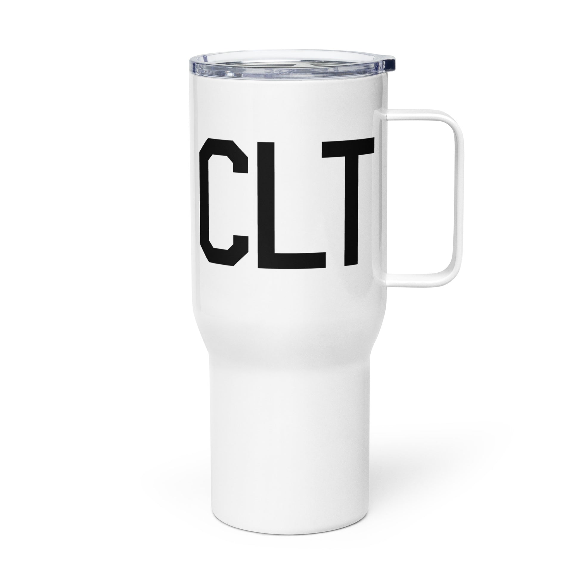 Aviation Gift Travel Mug • CLT Charlotte • YHM Designs - Image 01