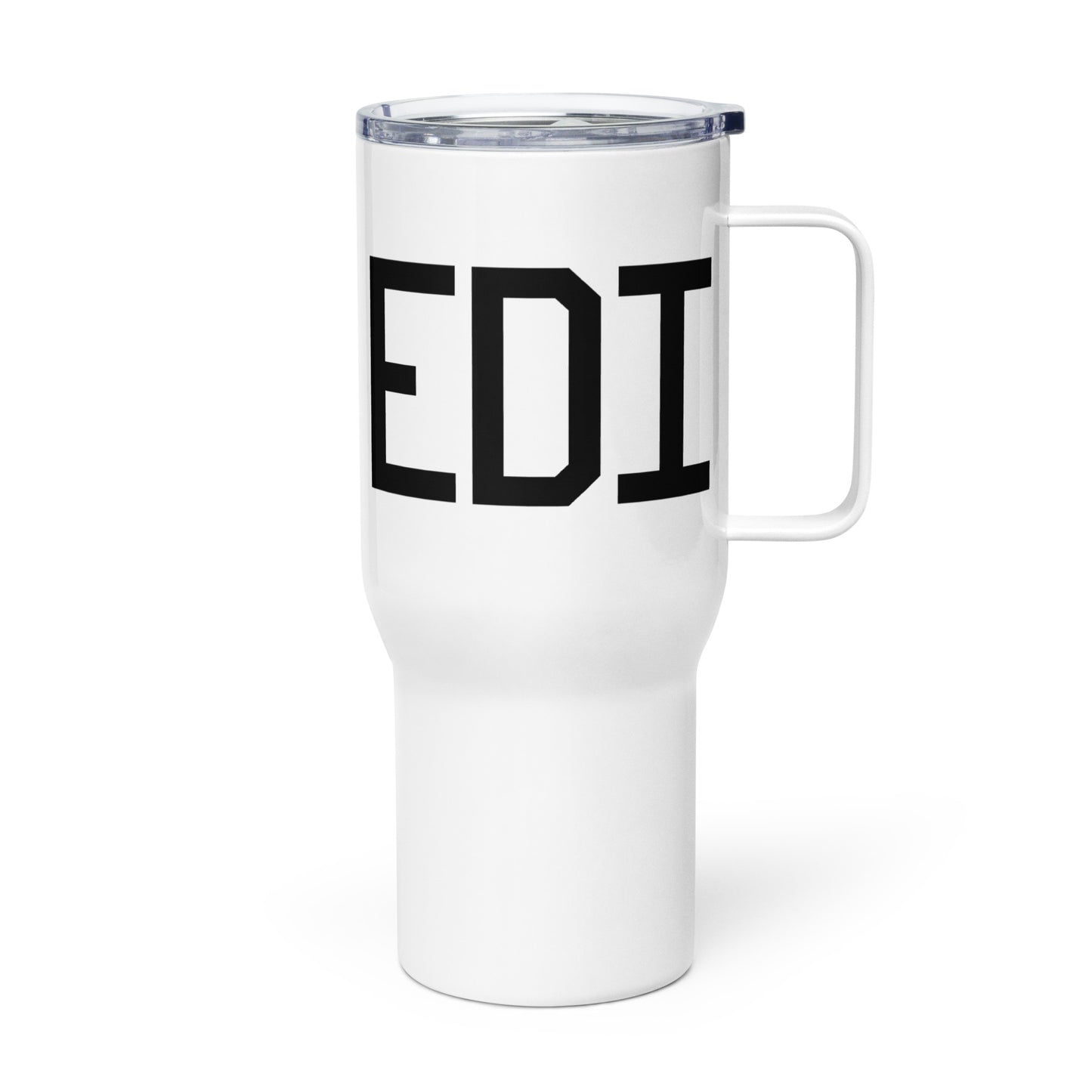 Aviation Gift Travel Mug • EDI Edinburgh • YHM Designs - Image 01