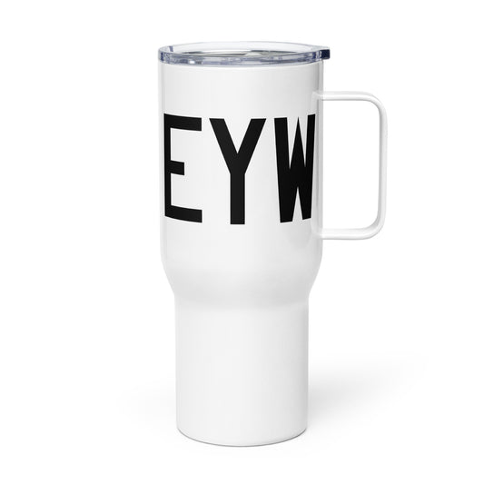Aviation Gift Travel Mug • EYW Key West • YHM Designs - Image 01