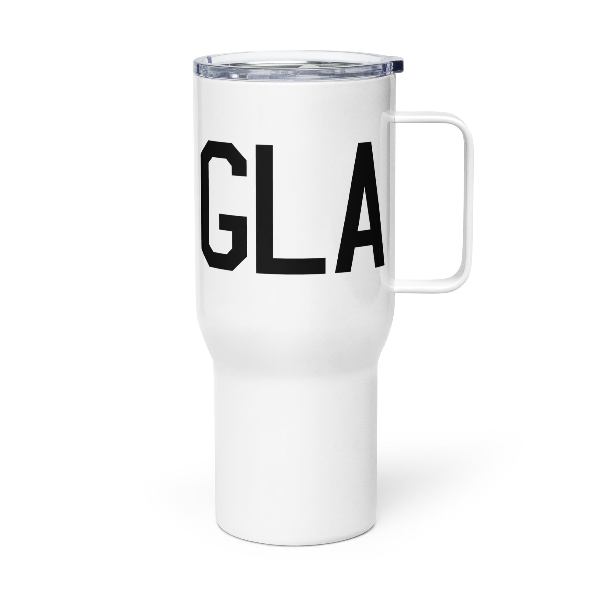 Aviation Gift Travel Mug • GLA Glasgow • YHM Designs - Image 01