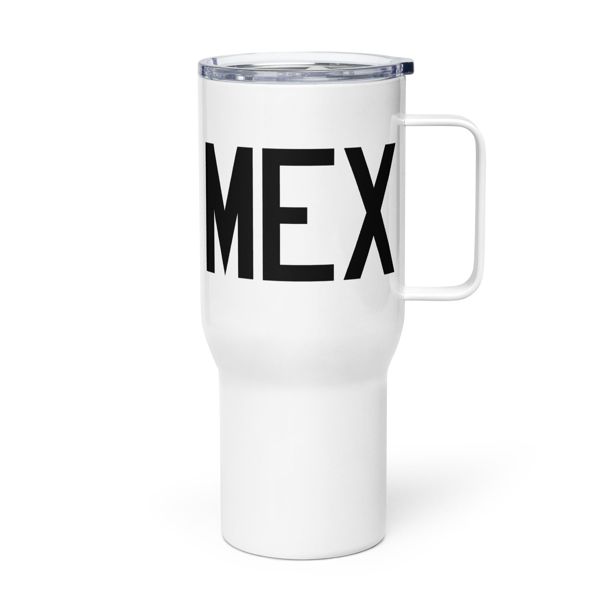 Aviation Gift Travel Mug • MEX Mexico City • YHM Designs - Image 01