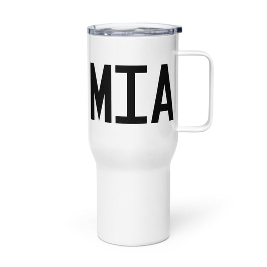 Aviation Gift Travel Mug • MIA Miami • YHM Designs - Image 01