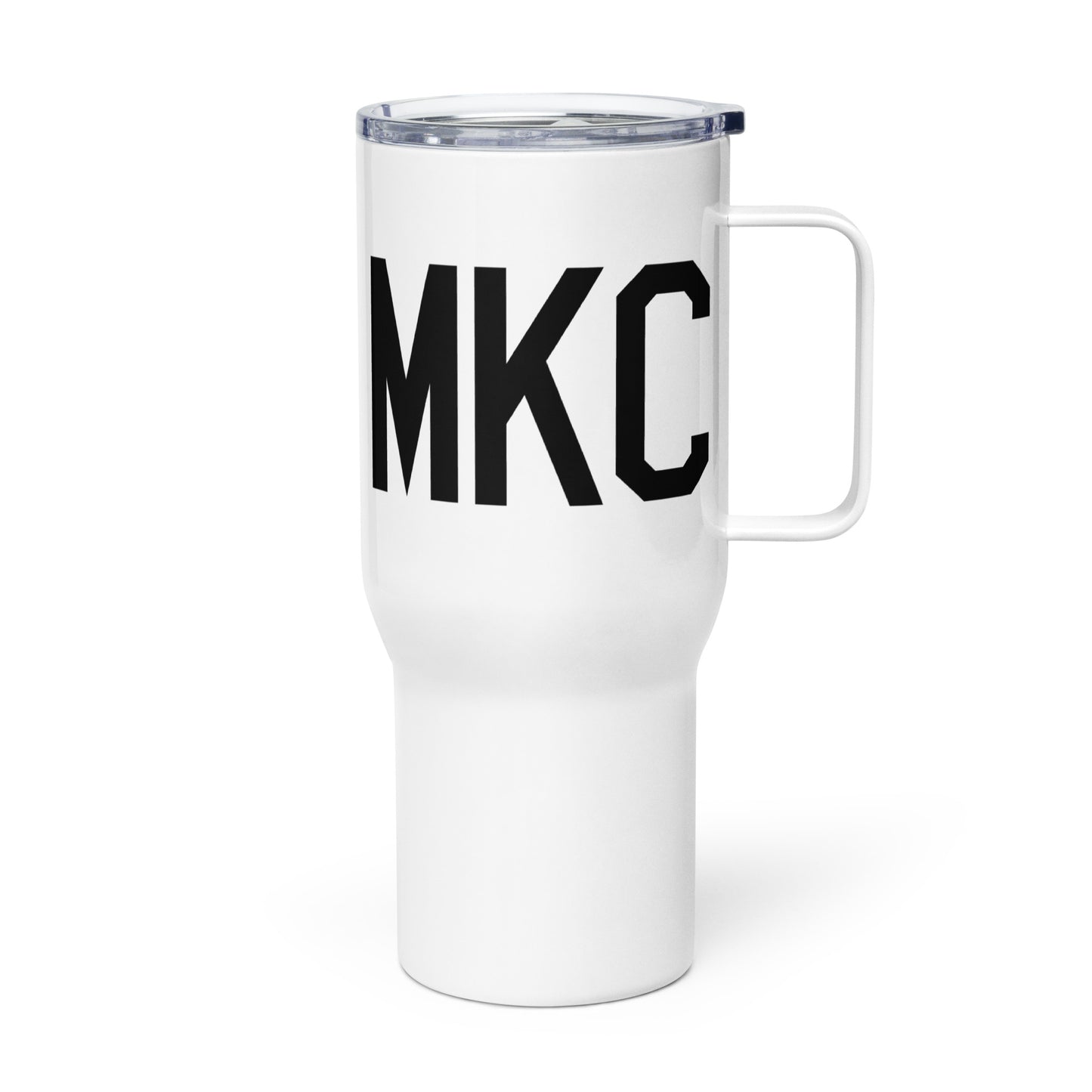Aviation Gift Travel Mug • MKC Kansas City • YHM Designs - Image 01
