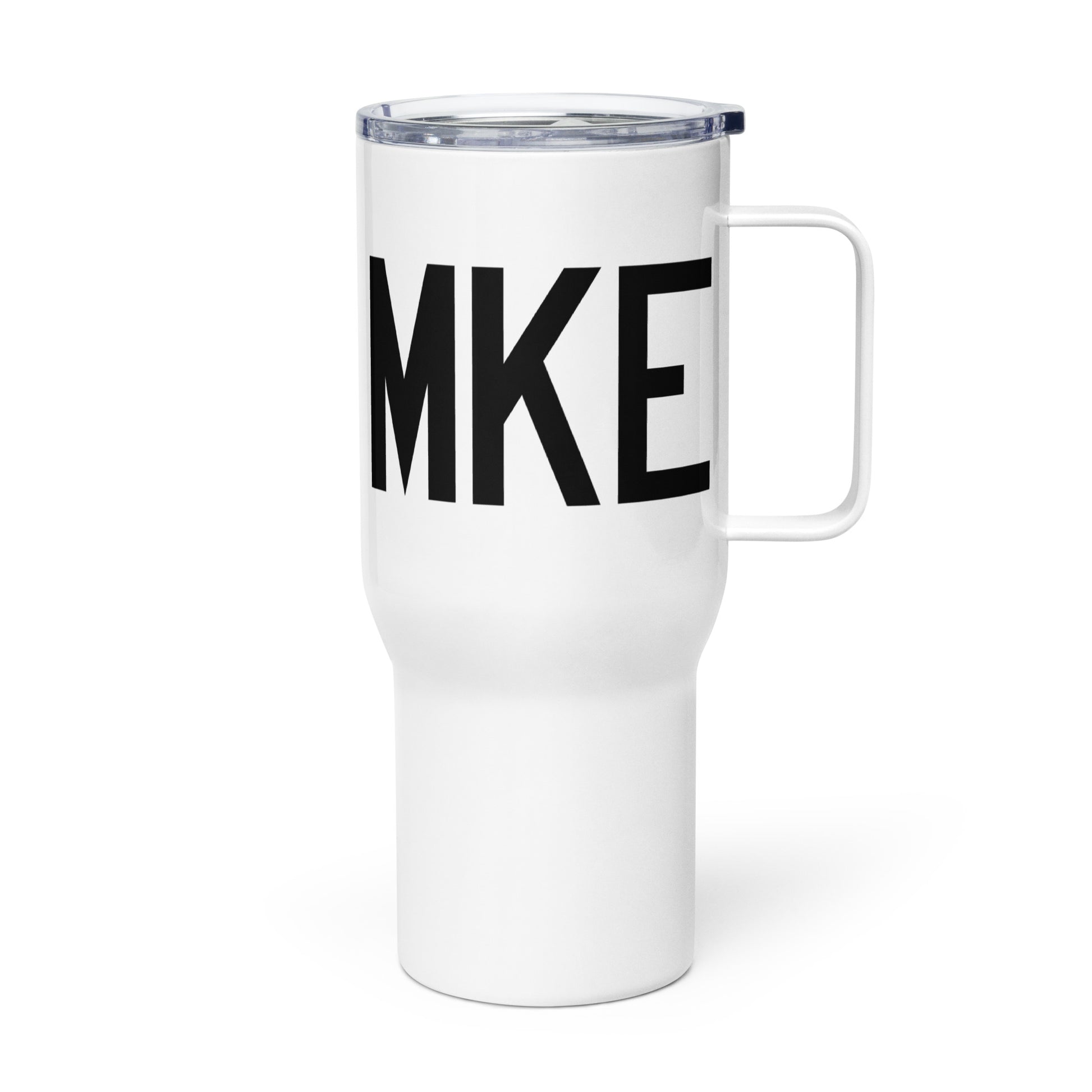 Aviation Gift Travel Mug • MKE Milwaukee • YHM Designs - Image 01