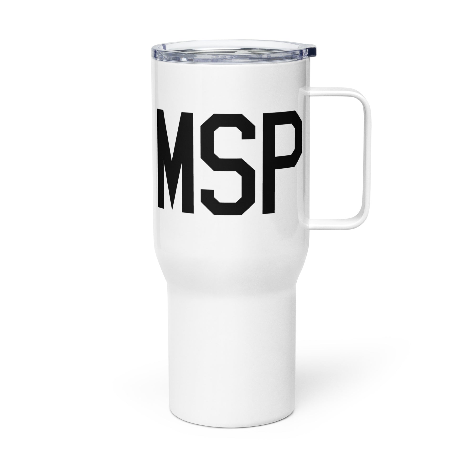 Aviation Gift Travel Mug • MSP Minneapolis • YHM Designs - Image 01