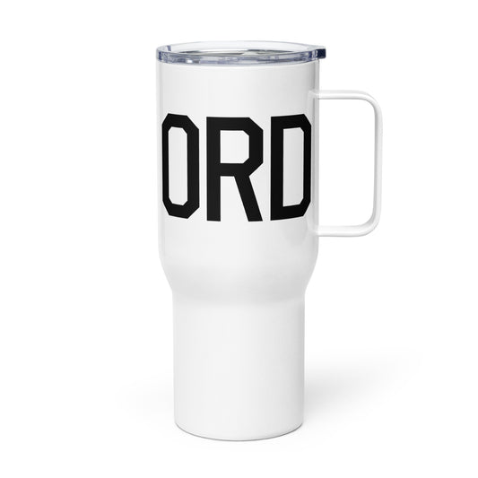 Aviation Gift Travel Mug • ORD Chicago • YHM Designs - Image 01
