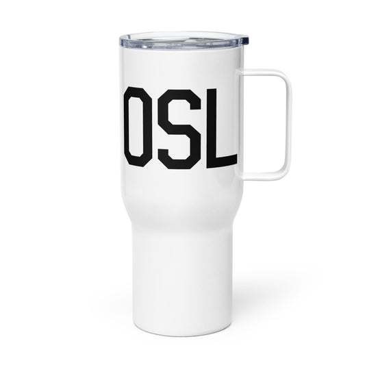 Aviation Gift Travel Mug • OSL Oslo • YHM Designs - Image 01