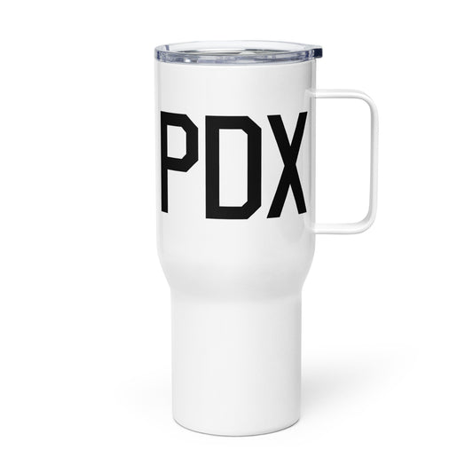 Aviation Gift Travel Mug • PDX Portland • YHM Designs - Image 01