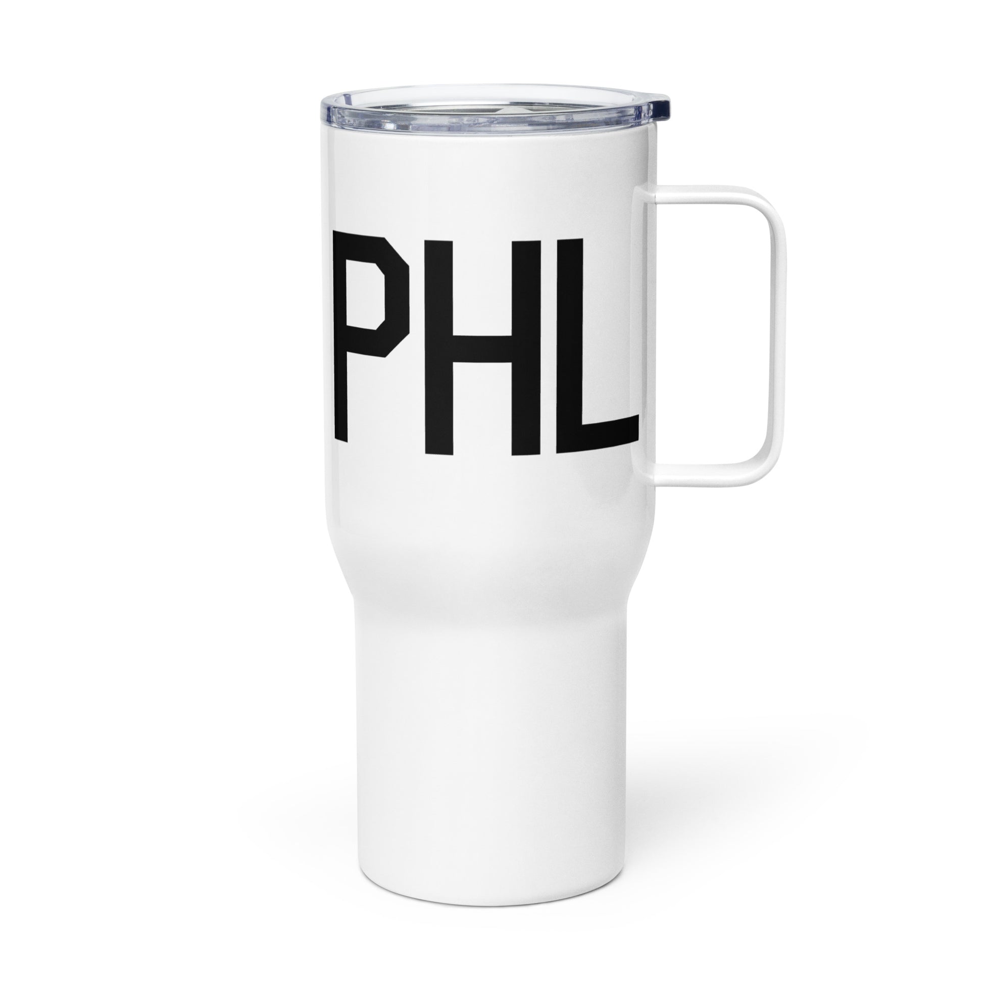 Aviation Gift Travel Mug • PHL Philadelphia • YHM Designs - Image 01