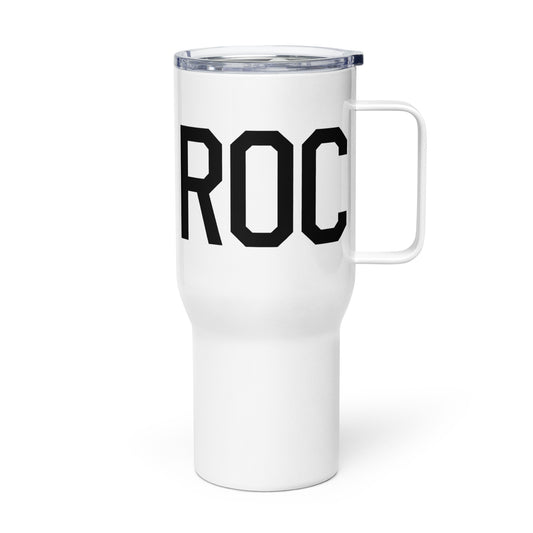 Aviation Gift Travel Mug • ROC Rochester • YHM Designs - Image 01