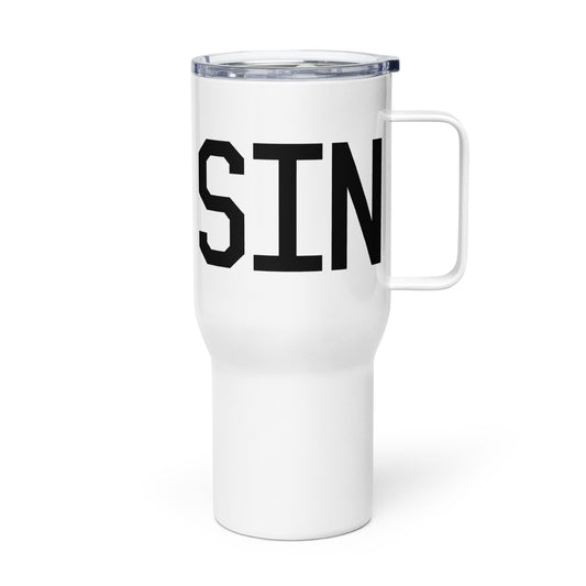 Aviation Gift Travel Mug • SIN Singapore • YHM Designs - Image 01