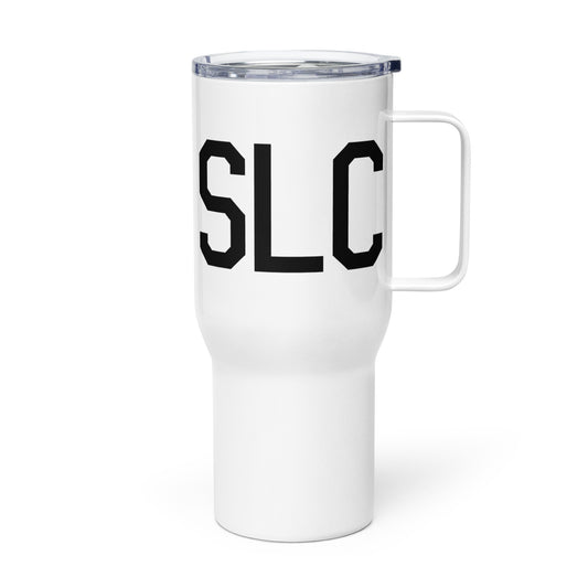 Aviation Gift Travel Mug • SLC Salt Lake City • YHM Designs - Image 01