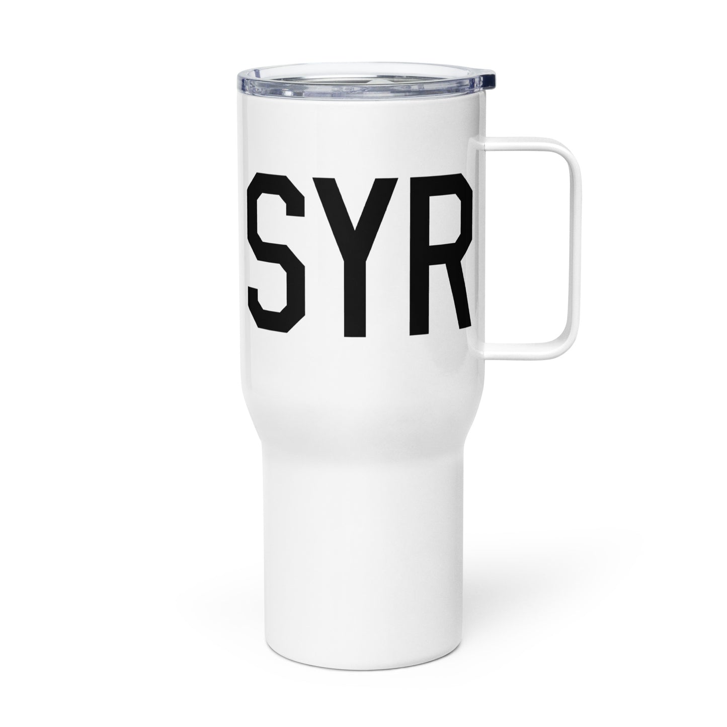 Aviation Gift Travel Mug • SYR Syracuse • YHM Designs - Image 01