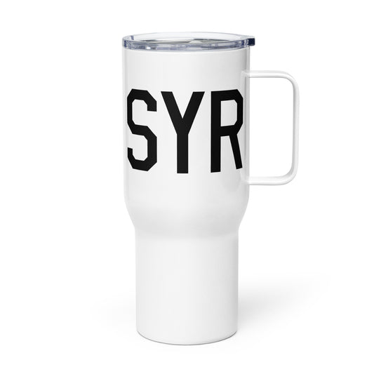 Aviation Gift Travel Mug • SYR Syracuse • YHM Designs - Image 01