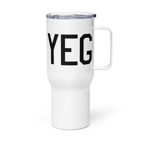 Aviation Gift Travel Mug • YEG Edmonton • YHM Designs - Image 01