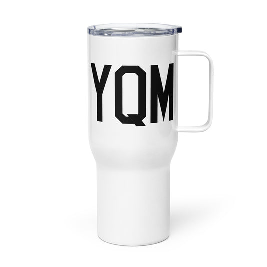Aviation Gift Travel Mug • YQM Moncton • YHM Designs - Image 01