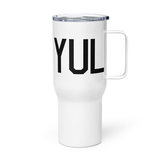 Aviation Gift Travel Mug • YUL Montreal • YHM Designs - Image 01