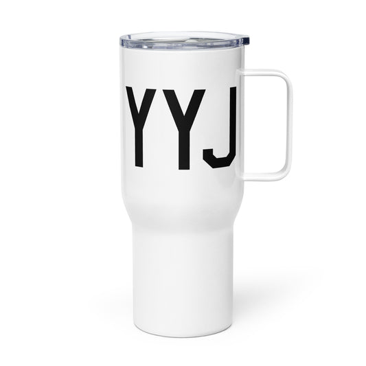 Aviation Gift Travel Mug • YYJ Victoria • YHM Designs - Image 01