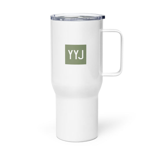 Aviation-Themed Travel Mug • YYJ Victoria • YHM Designs - Image 01