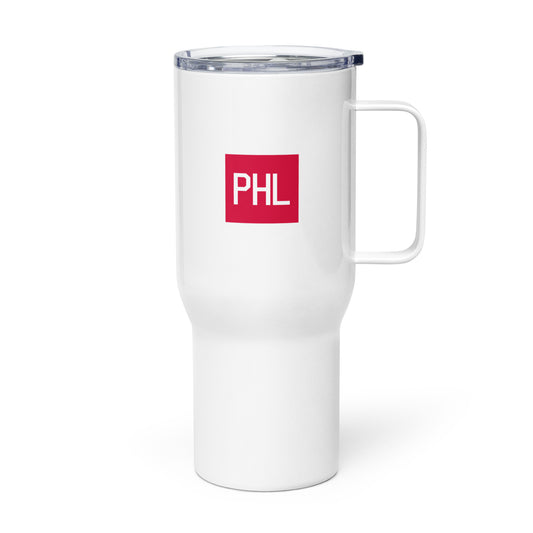 Aviator Gift Travel Mug • PHL Philadelphia • YHM Designs - Image 01
