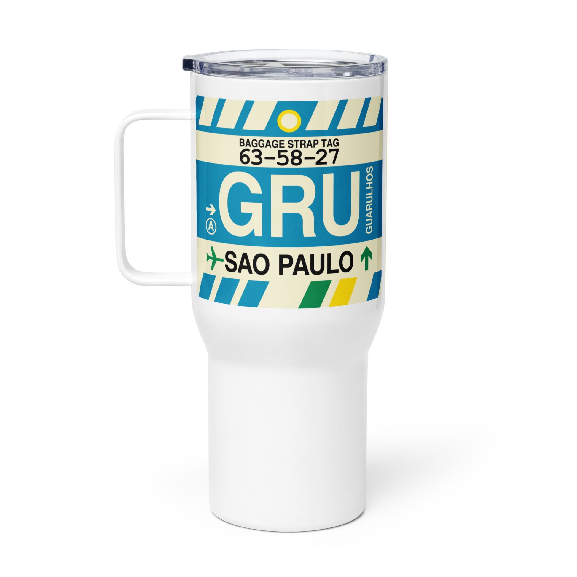 Souvenir Travel Mug • GRU Sao Paulo • YHM Designs - Image 02