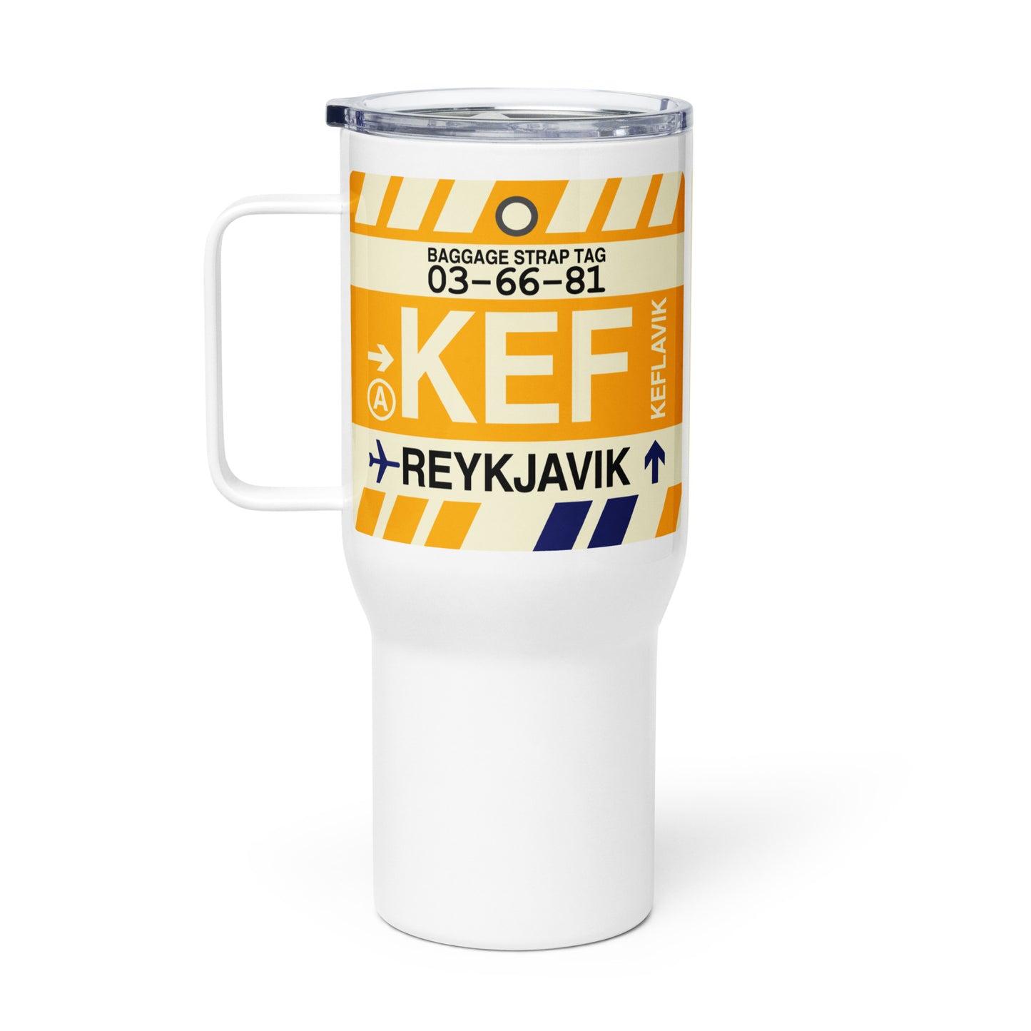 Souvenir Travel Mug • KEF Reykjavik • YHM Designs - Image 02