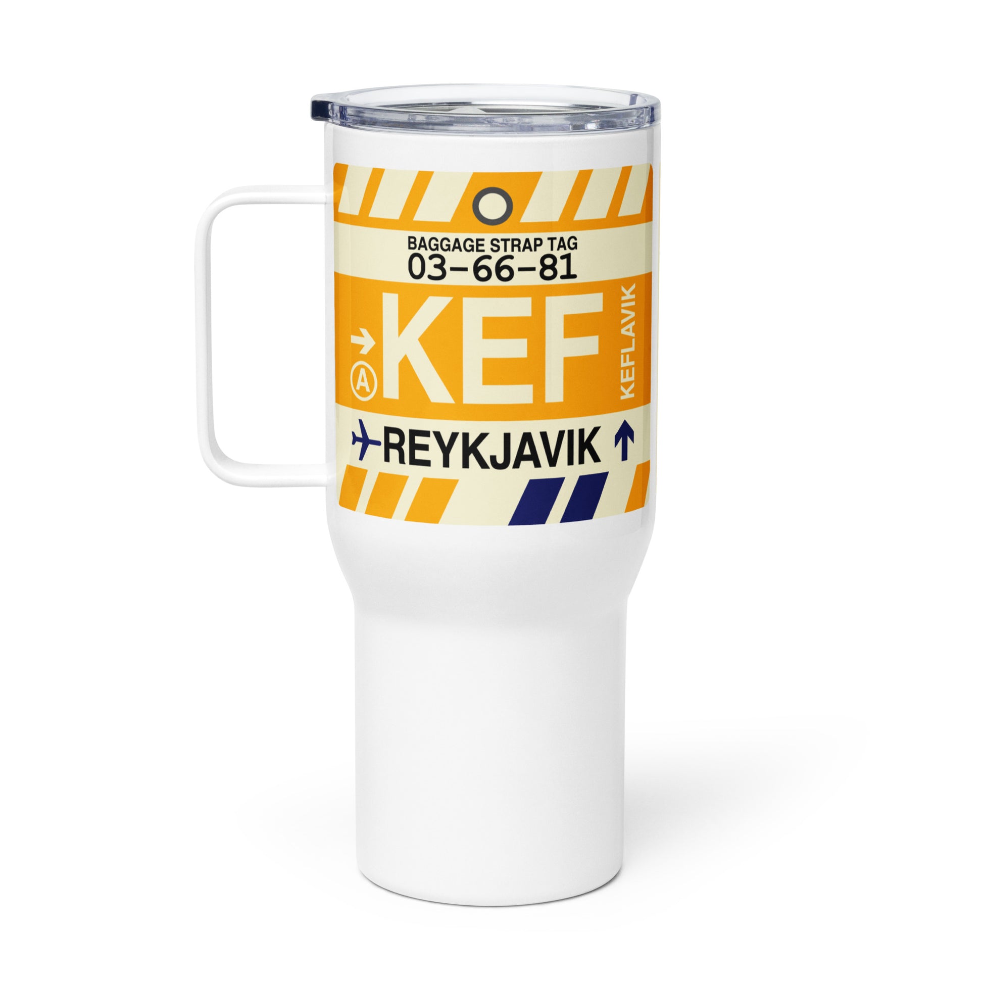 Souvenir Travel Mug • KEF Reykjavik • YHM Designs - Image 02