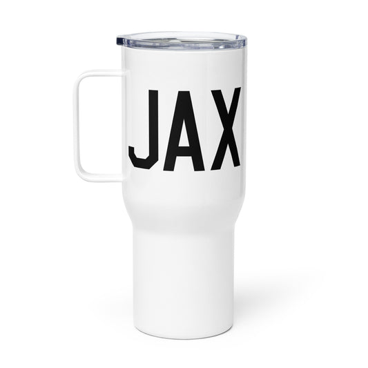 Aviation Gift Travel Mug • JAX Jacksonville • YHM Designs - Image 02
