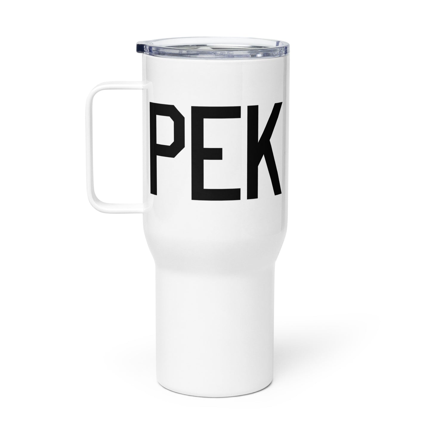 Aviation Gift Travel Mug • PEK Beijing • YHM Designs - Image 02