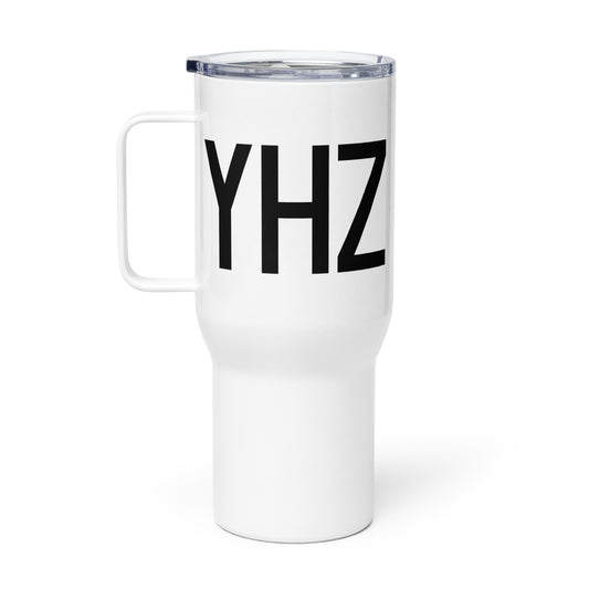 Aviation Gift Travel Mug • YHZ Halifax • YHM Designs - Image 02