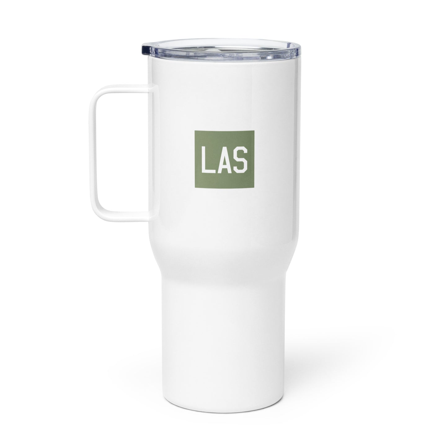 Aviation-Themed Travel Mug • LAS Las Vegas • YHM Designs - Image 02